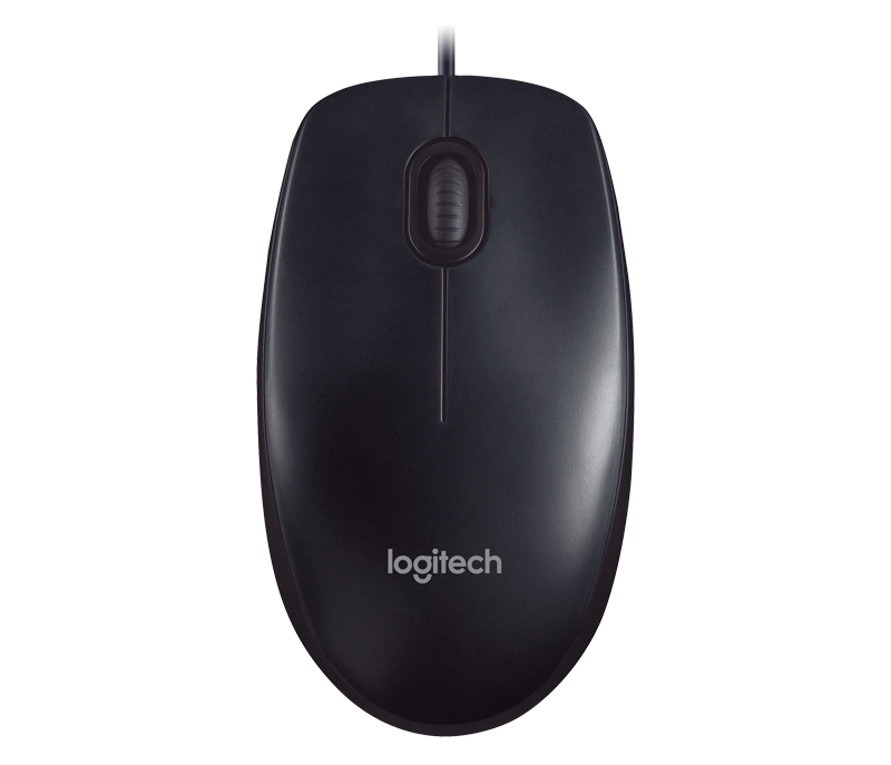 Logitech Wired Mouse  Black