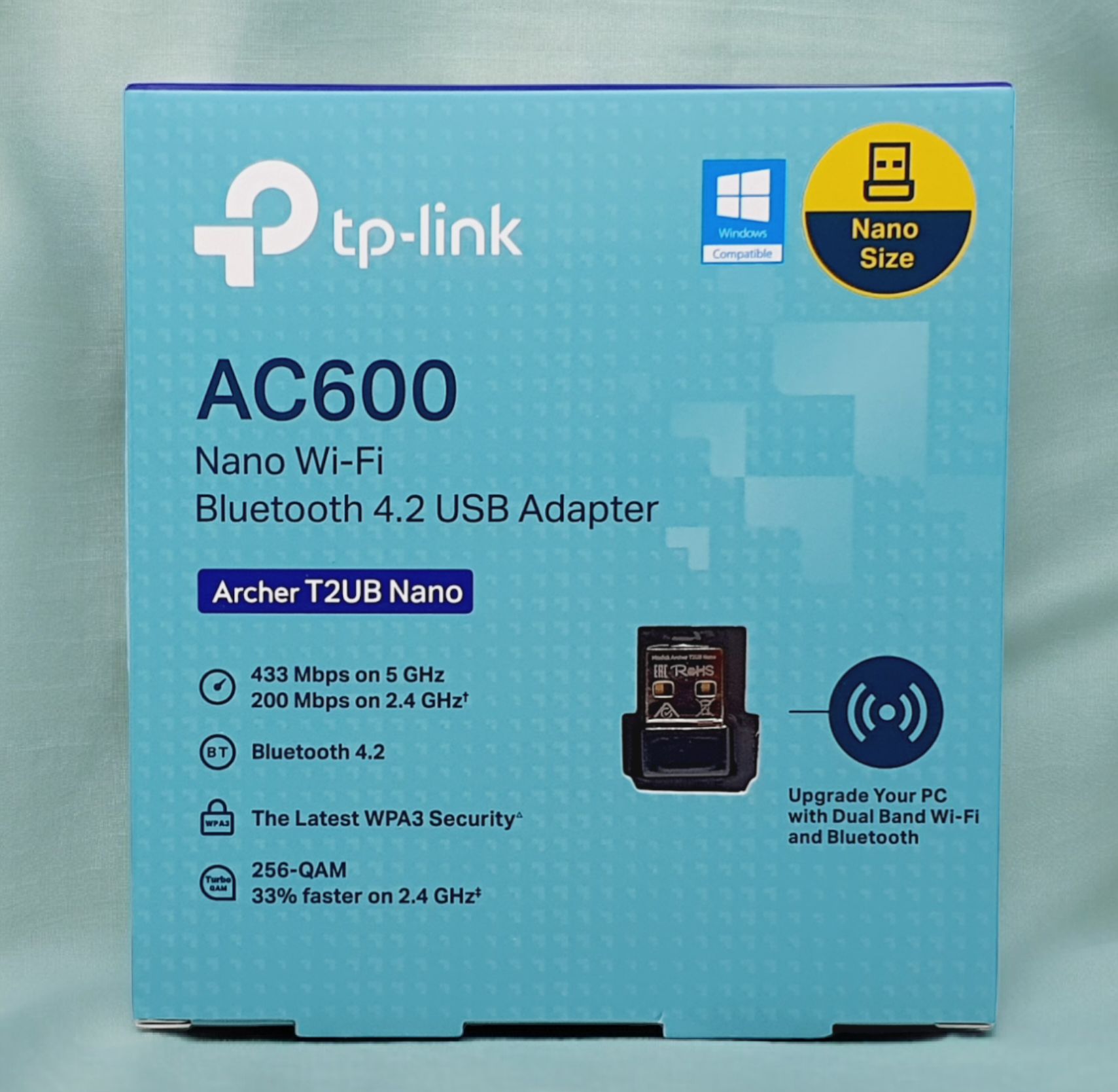 TP-Link Archer T2UB Nano AC600 Nano Wi-Fi Bluetooth 4.2 USB Adapter
