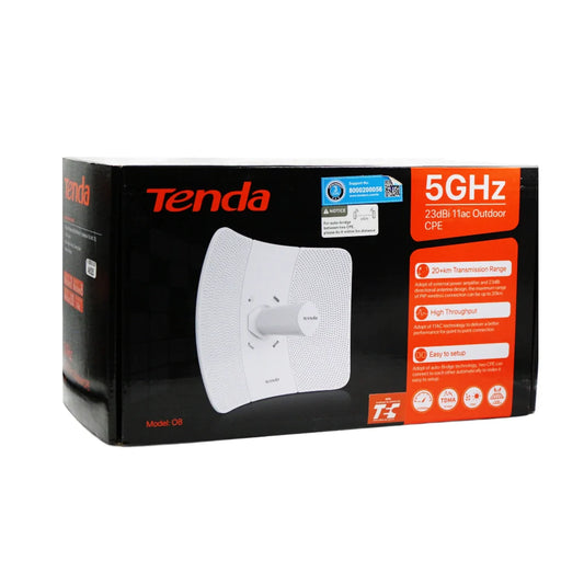 Tenda O8 5GHz 23dBi 11ac Outdoor Access Point to Point (P2P)