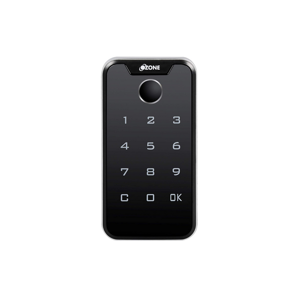 Ozone Smart Furniture Lock OZFL-203-PF Black | PIN Code & Fingerprint Access; Automatic Locking System