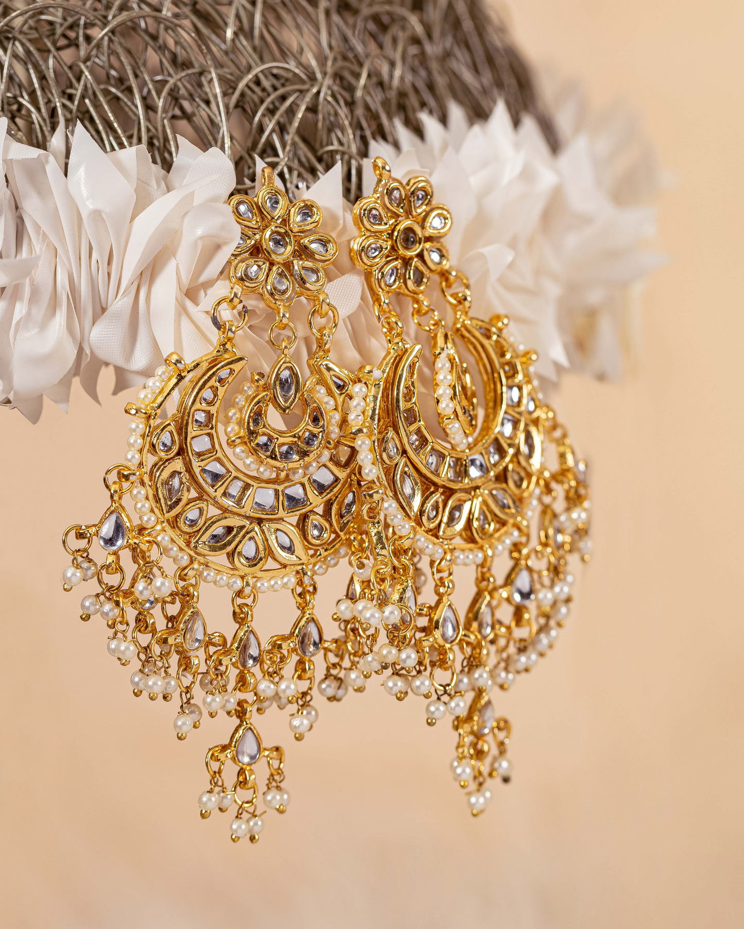 Pot Of Gold Handcrafted Brass Earrings Quick Cart