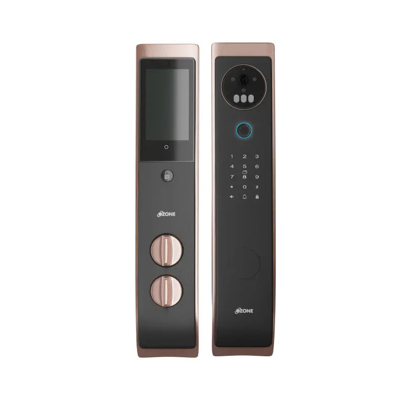 Ozone OZ-IRIS-11-LIFE PLUS STD 3D Facial and Palm Recognition Smart Door Lock with 6-way access  Door Thickness: 45-120 mm