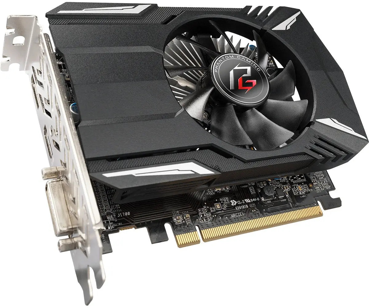 ASRock AMD Phantom Gaming Radeon RX550 4G OC GDDR5 128-Bit Graphics Card
