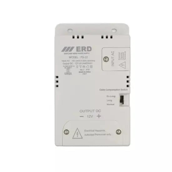 ERD CCTV Power Supply 12v/8a Slim For 8ch PS22