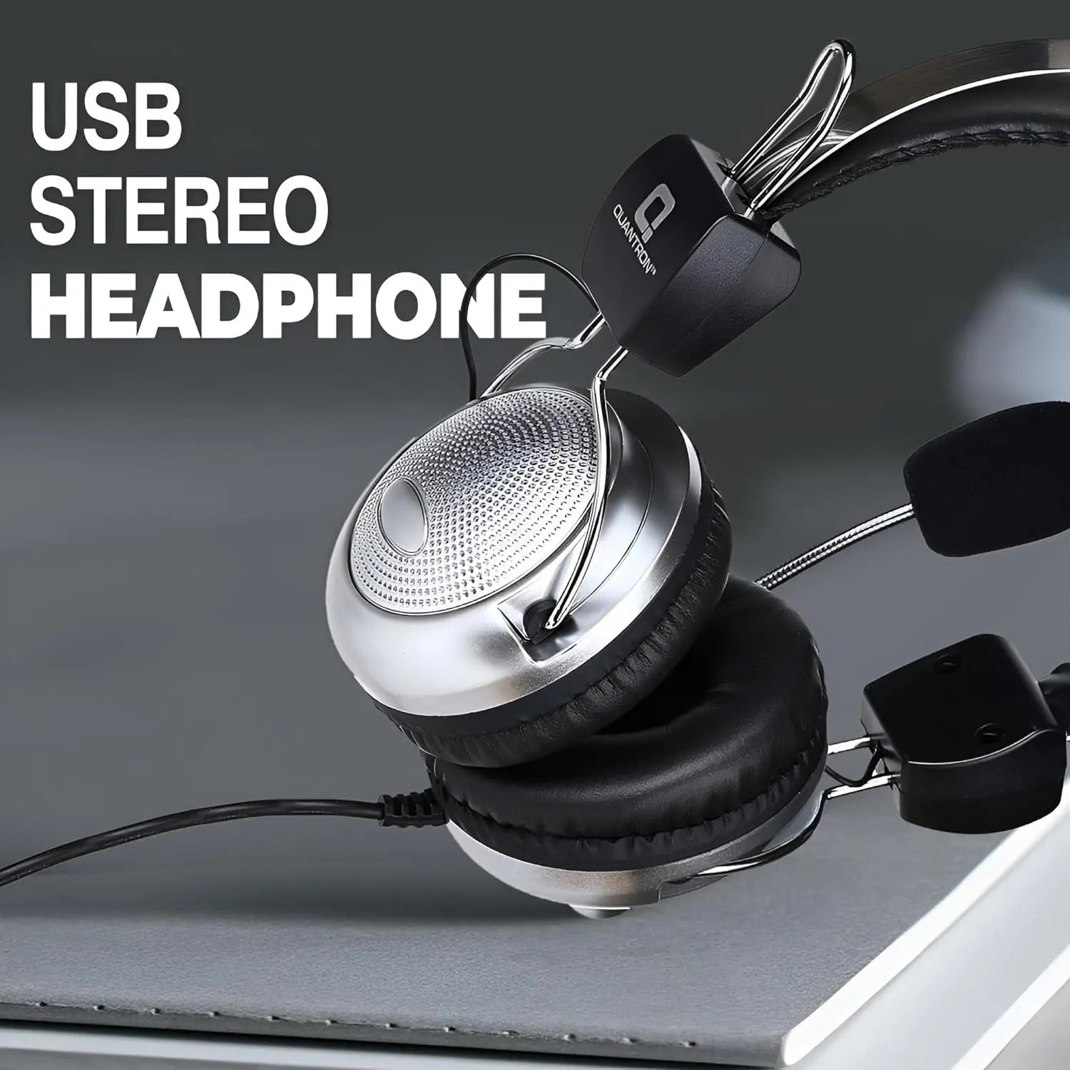 Quantron Quantron QHP360 USB Wired Headphone