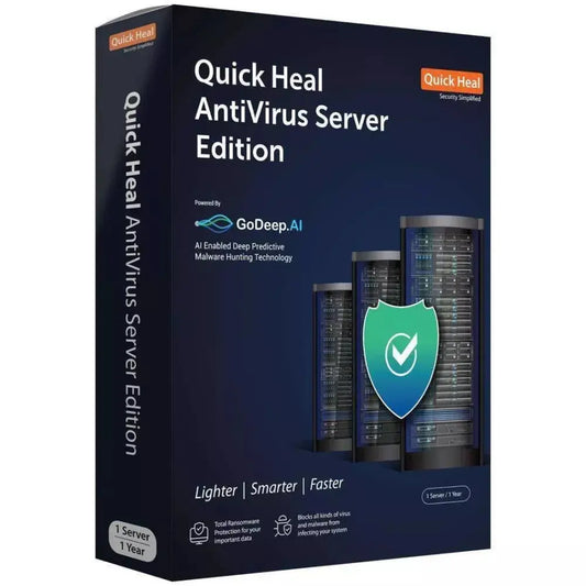 Quick Heal Server Edition 1 User 1 Year Antivirus