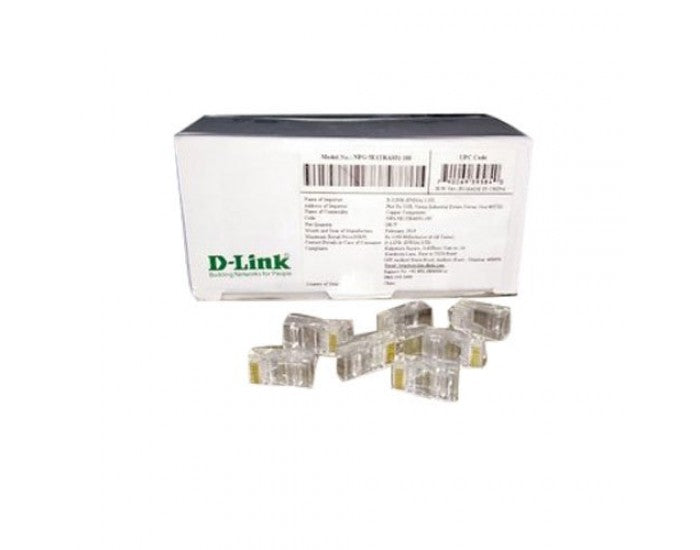 D-Link RJ-45 Network Connector 100 Pcs Pack