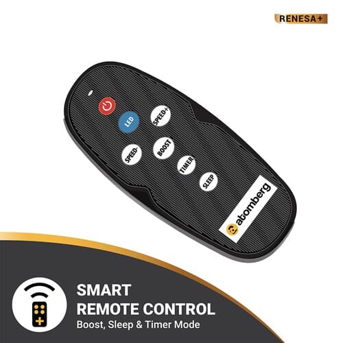 Atomberg Renesa+ 1400 mm BLDC Motor with Remote 3 Blade Ceiling Fan Earth Brown