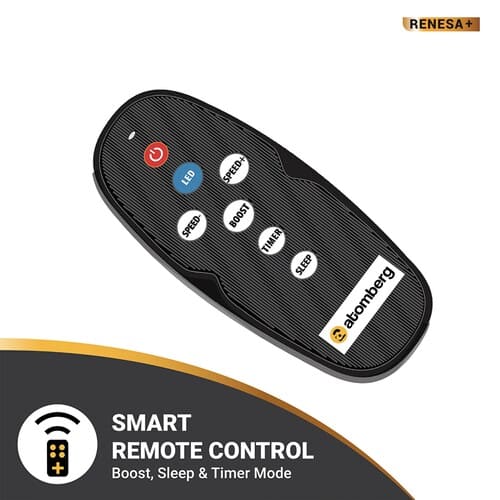 Atomberg Renesa+ 1400 mm BLDC Motor with Remote 3 Blade Ceiling Fan Pearl White