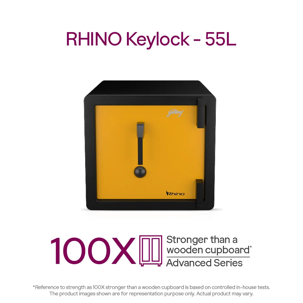 Godrej Rhino V1 Gold Mechanical Home Locker