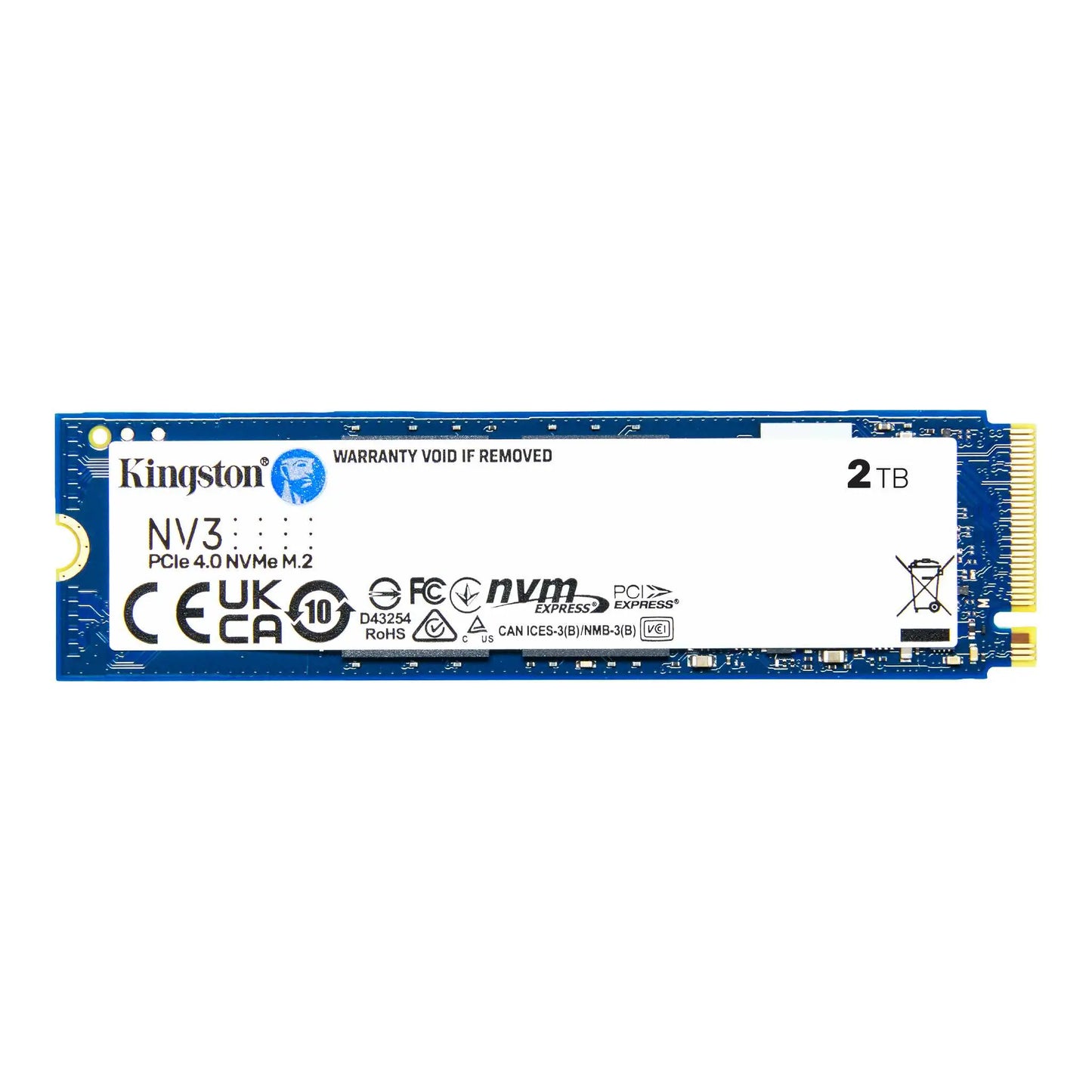 Kingston NV3 2TB M.2 NVMe PCIe Gen 4.0 Internal SSD