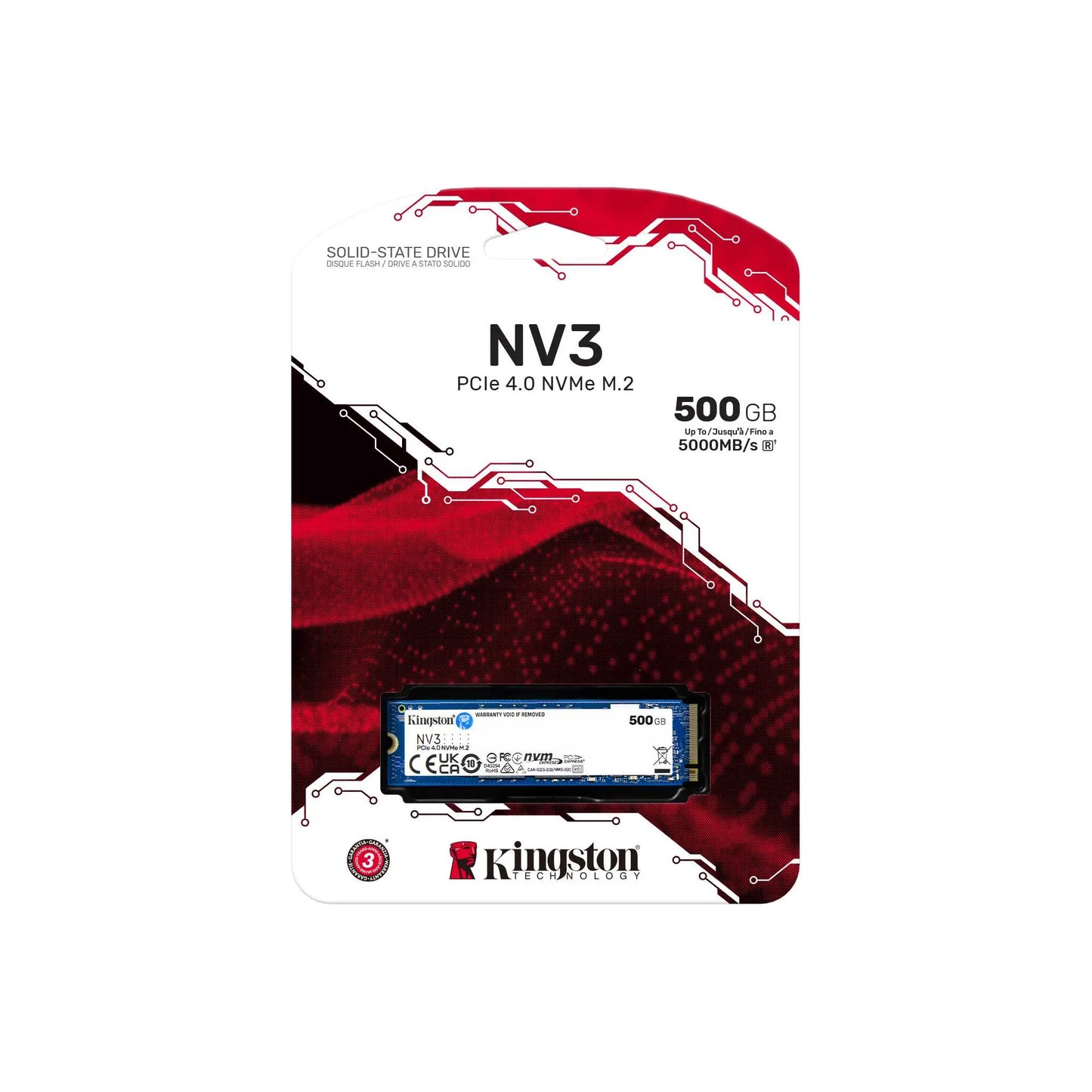 Kingston NV3 500GB M.2 NVMe PCIe Gen 4.0 Internal SSD My Store