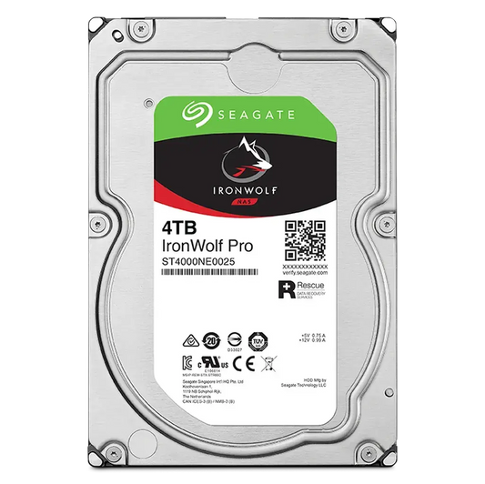 Seagate IronWolf Pro 4TB 3.5" 7200RPM SATA 6Gb/s NAS Internal Hard Disk Drive My Store