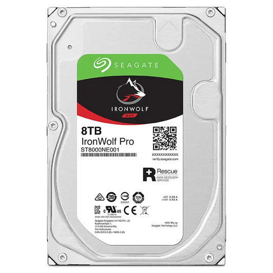 Seagate IronWolf Pro 8TB 3.5" 7200 RPM Enterprise NAS Internal Hard Disk Drive My Store