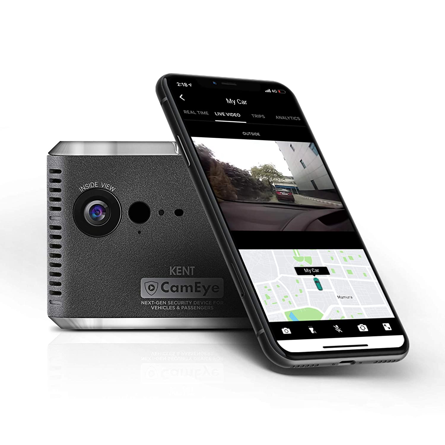 Kent CamEye - Dash Camera with GPS tracker for Car