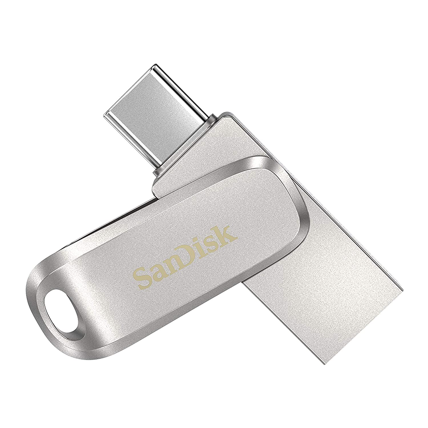 SanDisk Ultra Dual Drive Luxe USB Type C 1TB Flash Drive Silver