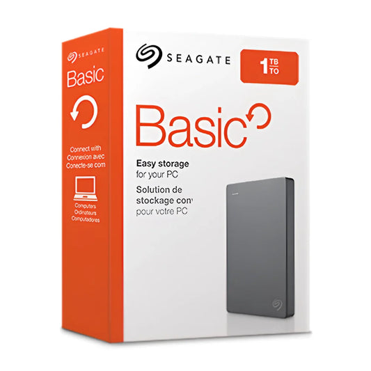 Seagate Basic 1TB 2.5 Inch External Hard Disk
