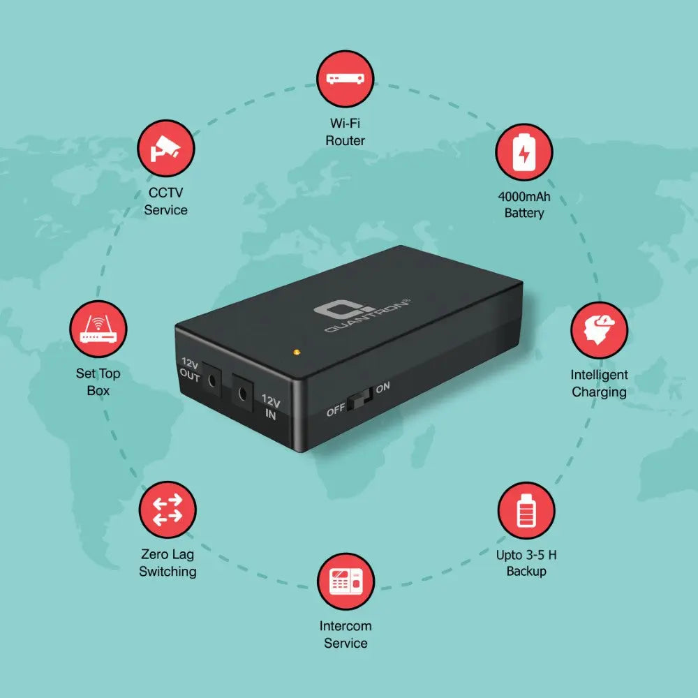 Quantron UPS for WiFi Router 12V QDC-12