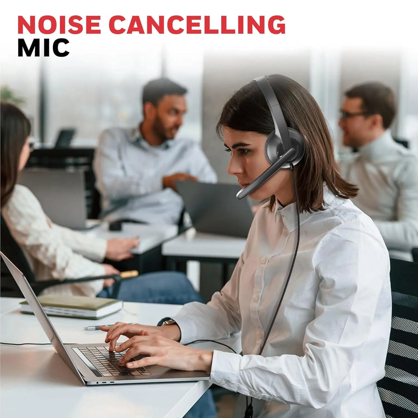 Honeywell Suono P40 Wired On-Ear Headphones with Rotating Mic