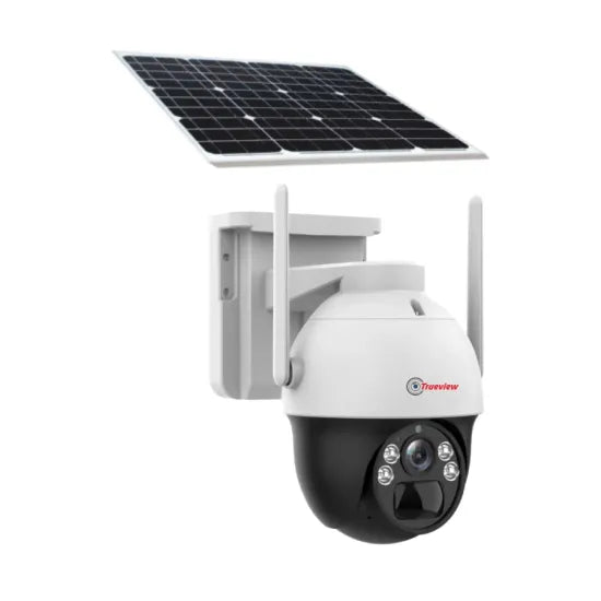 Trueview 3mp 4G Solar Dual Lens Mini Pan-Tilt Camera Two Way Audio T18197