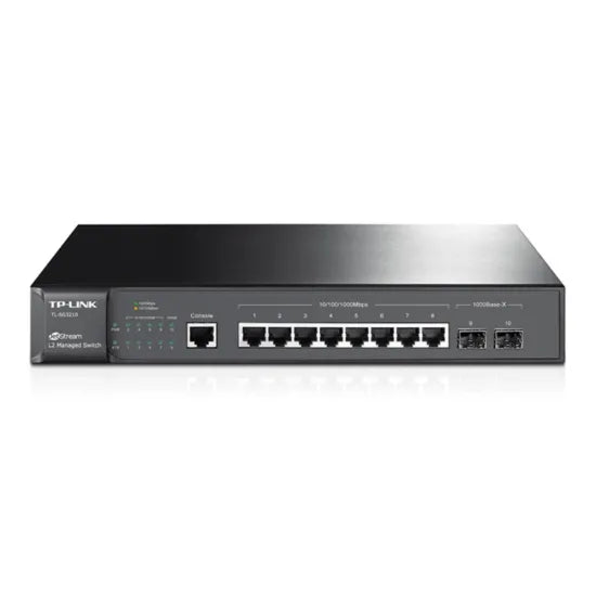 TP-Link TL-SG3210 8 Port Gigabit L2+ Managed Switch With 2 SFP Ports