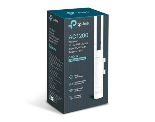 TP-Link EAP225 AC1200 Wireless MU-MIMO Gigabit Outdoor Access Point