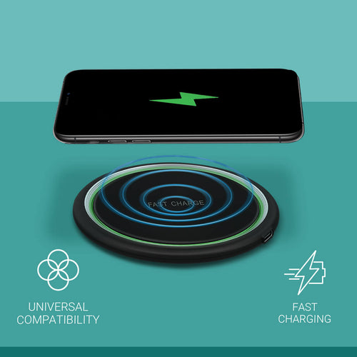 Tempt Powerpad Qi Certified USB Wireless Charger, 15W Type
