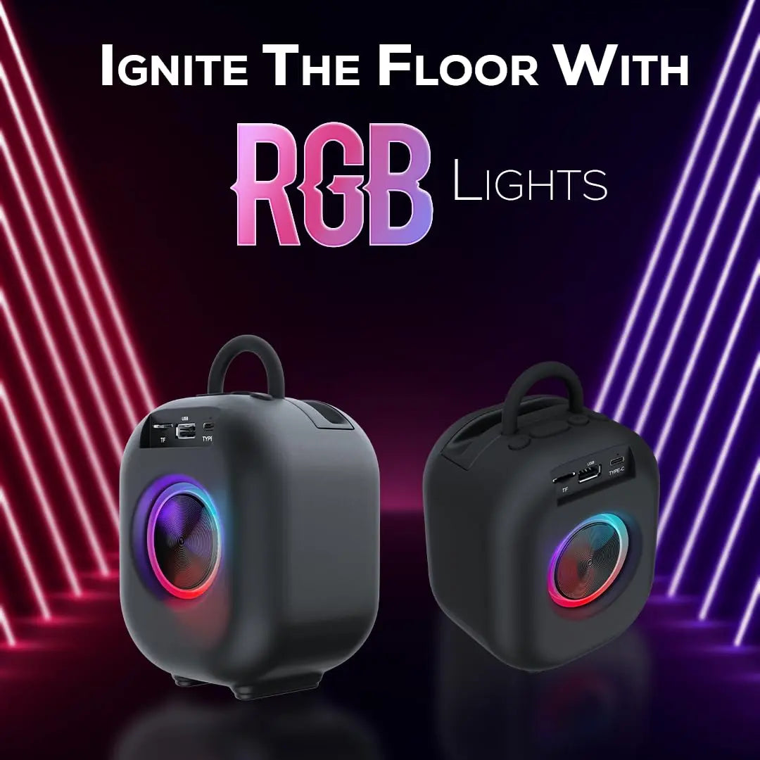 Tempt Rebel 12W Bluetooth Speaker Black