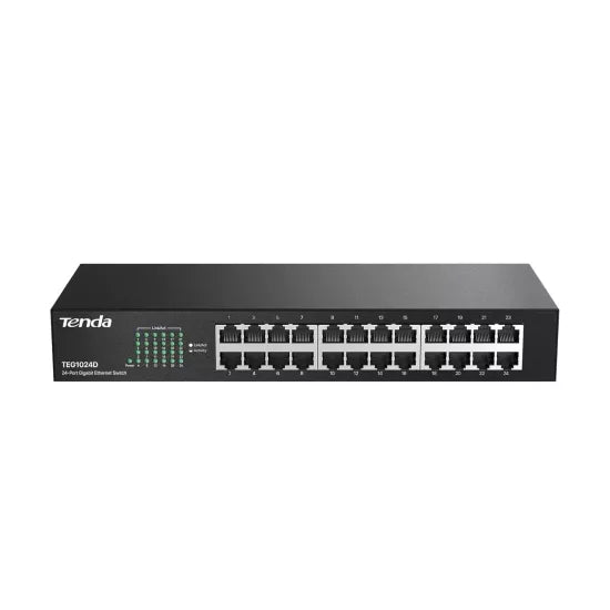 Tenda TEG1024D 24 Port 10/100/1000 Mbps Gigabit Lan Desktop Rack Mount Switch