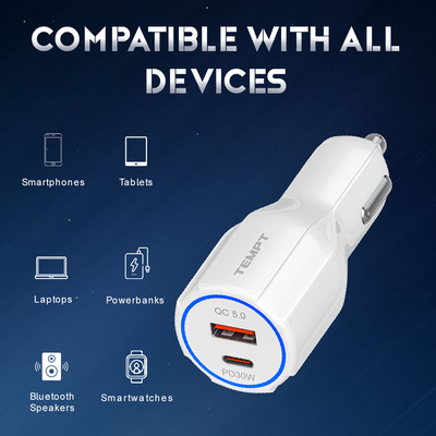 Tempt Car Charger Thunder Bolt