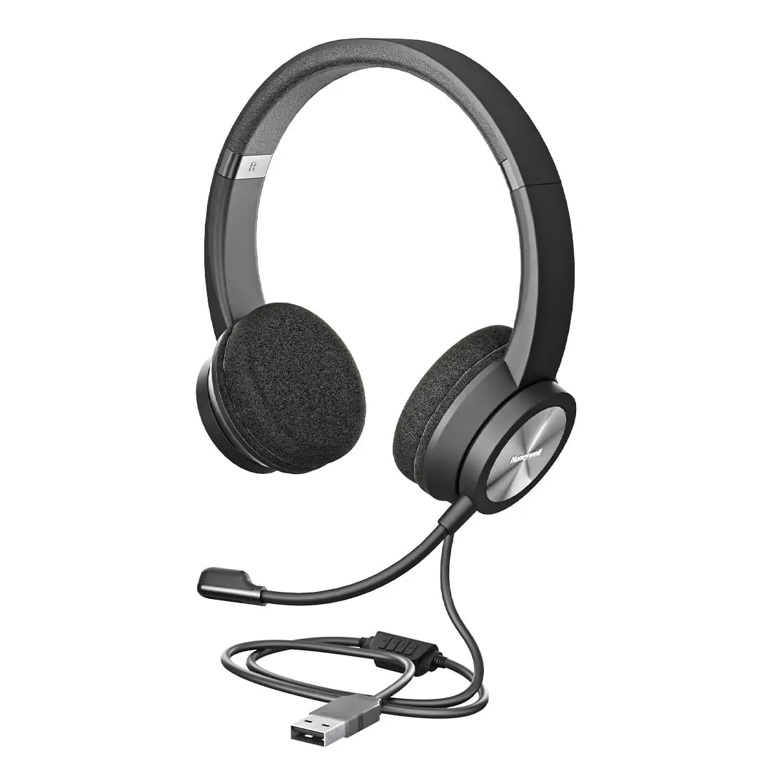 Honeywell Trueno U30 Wired On-Ear Headphones with Rotating Mic