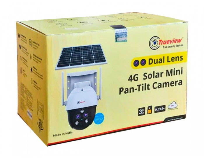 Trueview 3MP IP Outdoor 4G Solar Camera Dual Lens With 10X Zoom T18164