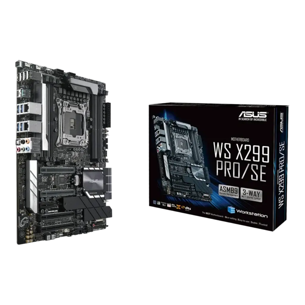 ASUS WSX299-PRO-SE Intel LGA 2066 Socket DDR4 ATX Motherboard