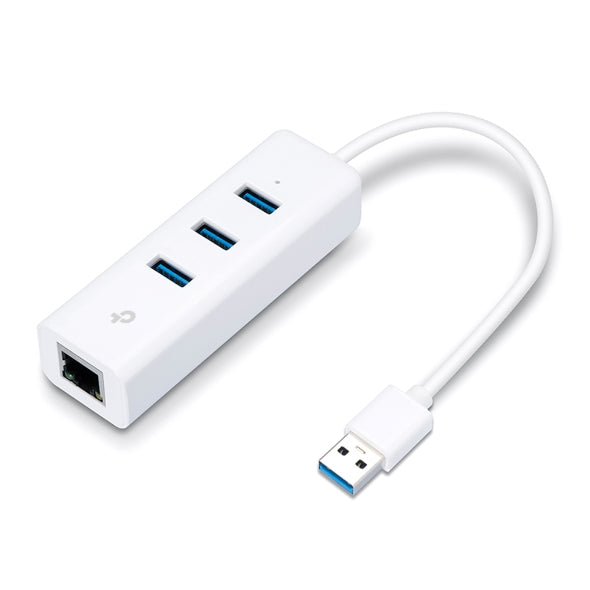 TP-Link UE330 USB 3.0 3 Port Hub & Gigabit Ethernet Adapter 2 in 1 USB Adapter