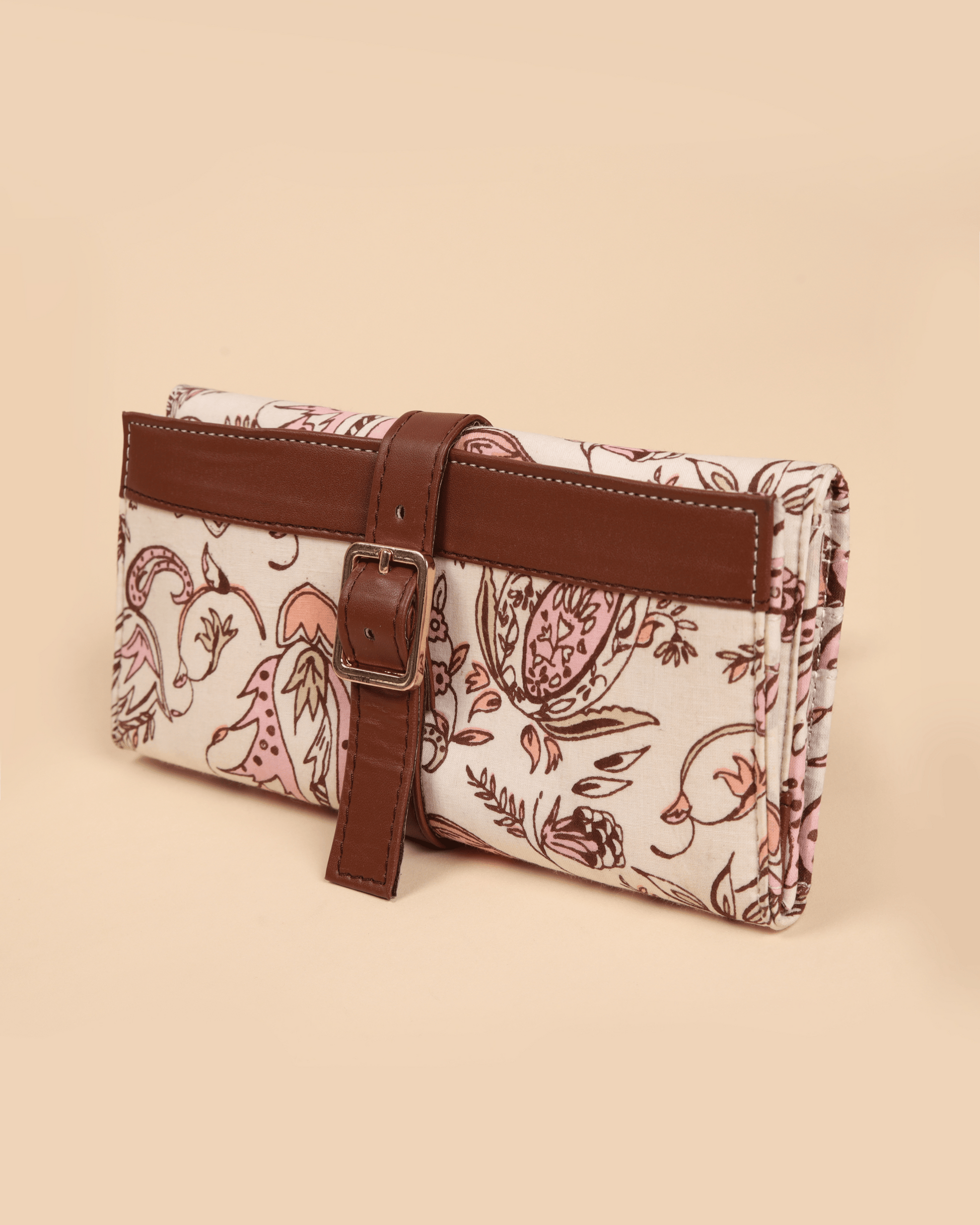 Blush Pearl Handblock Wallet My Store