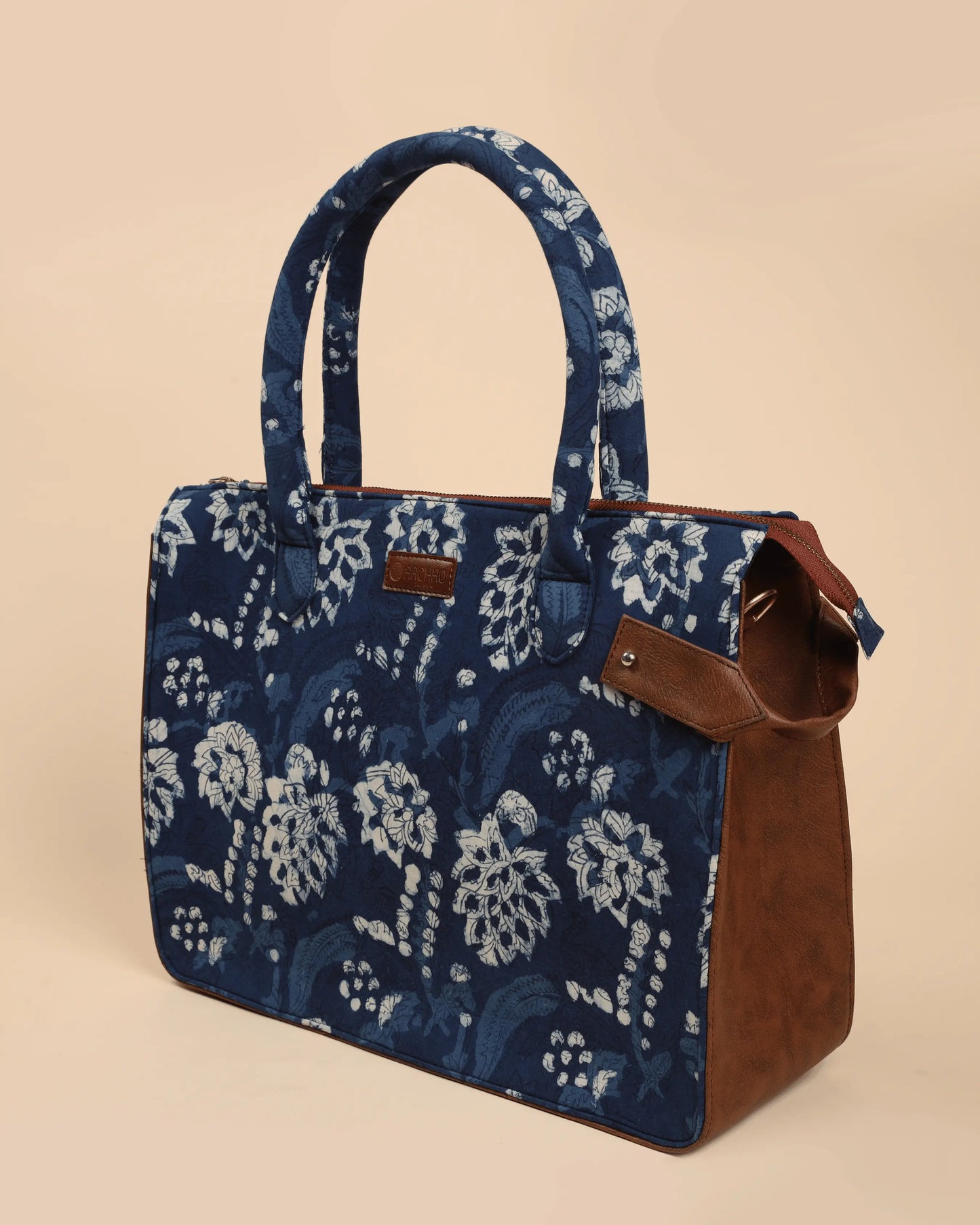 Tidal Blue Handblock Shoulder Bag My Store