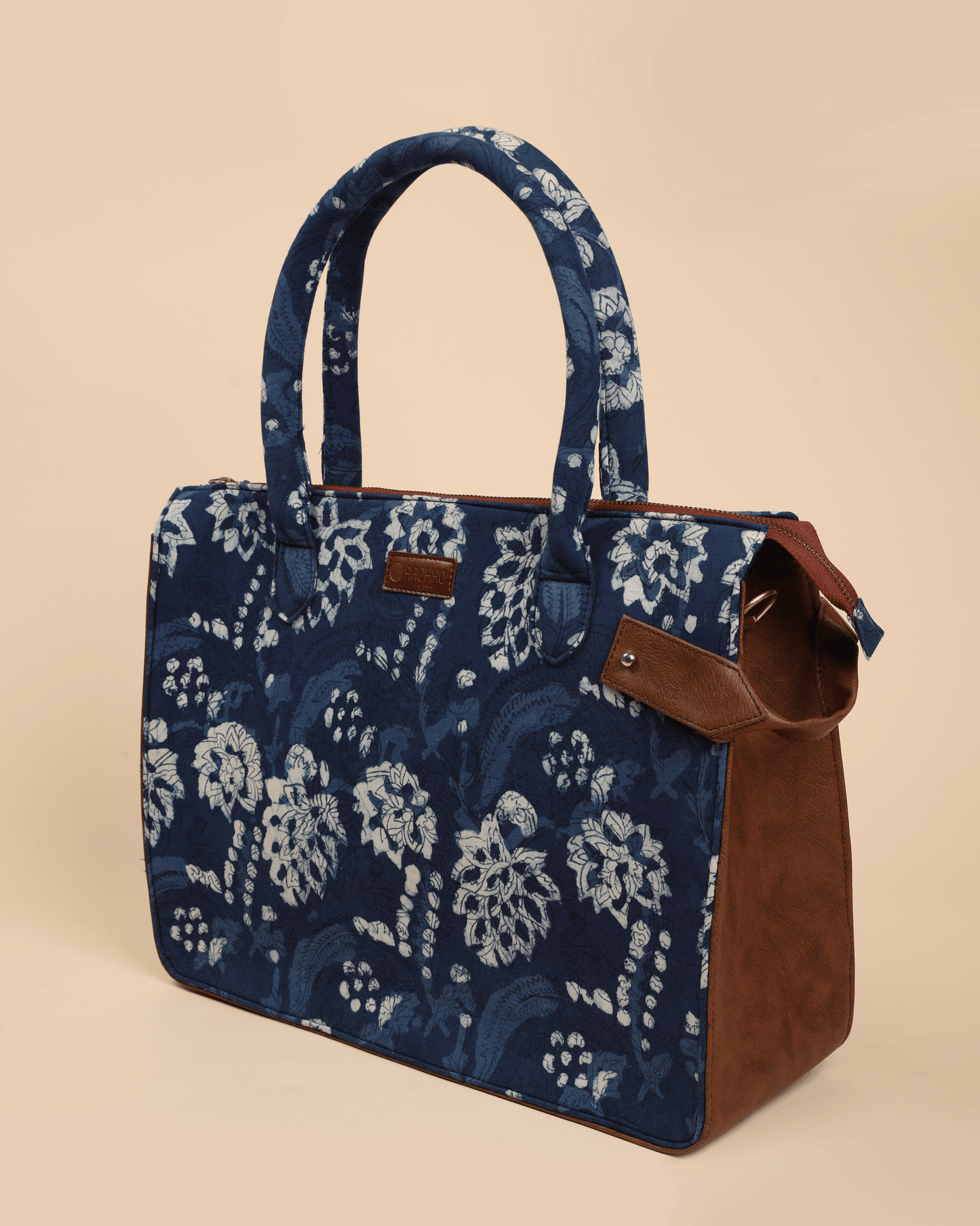 Tidal Blue Handblock Shoulder Bag My Store
