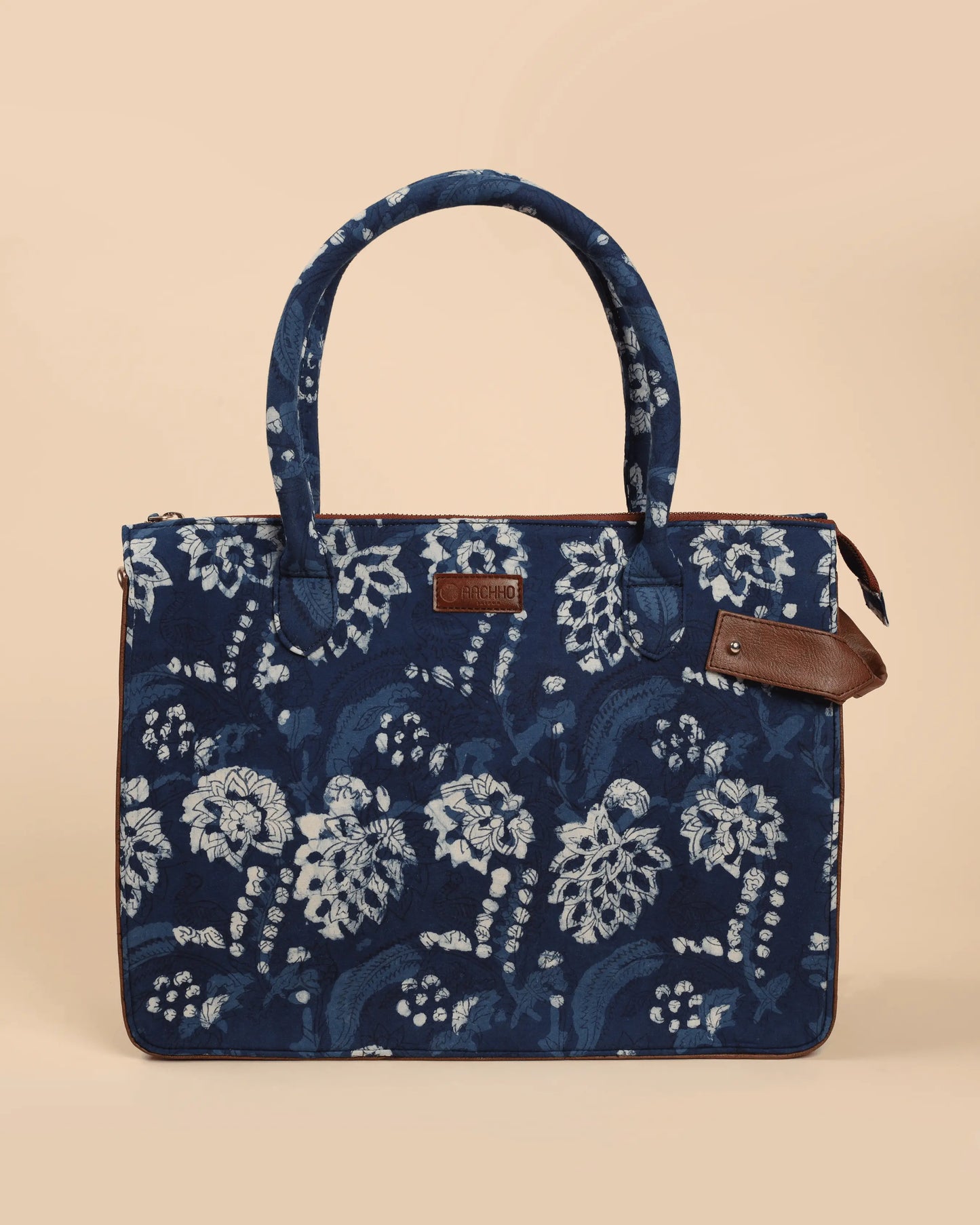 Tidal Blue Handblock Shoulder Bag My Store