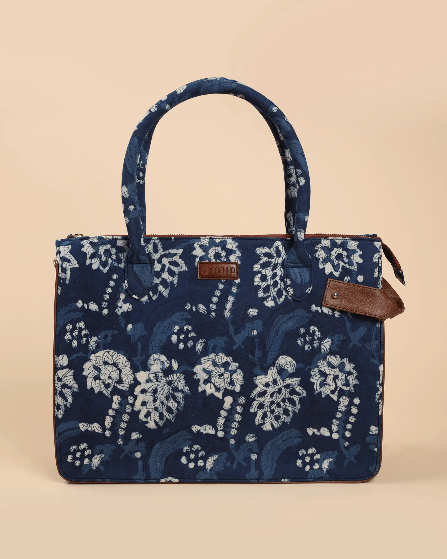 Tidal Blue Handblock Shoulder Bag My Store