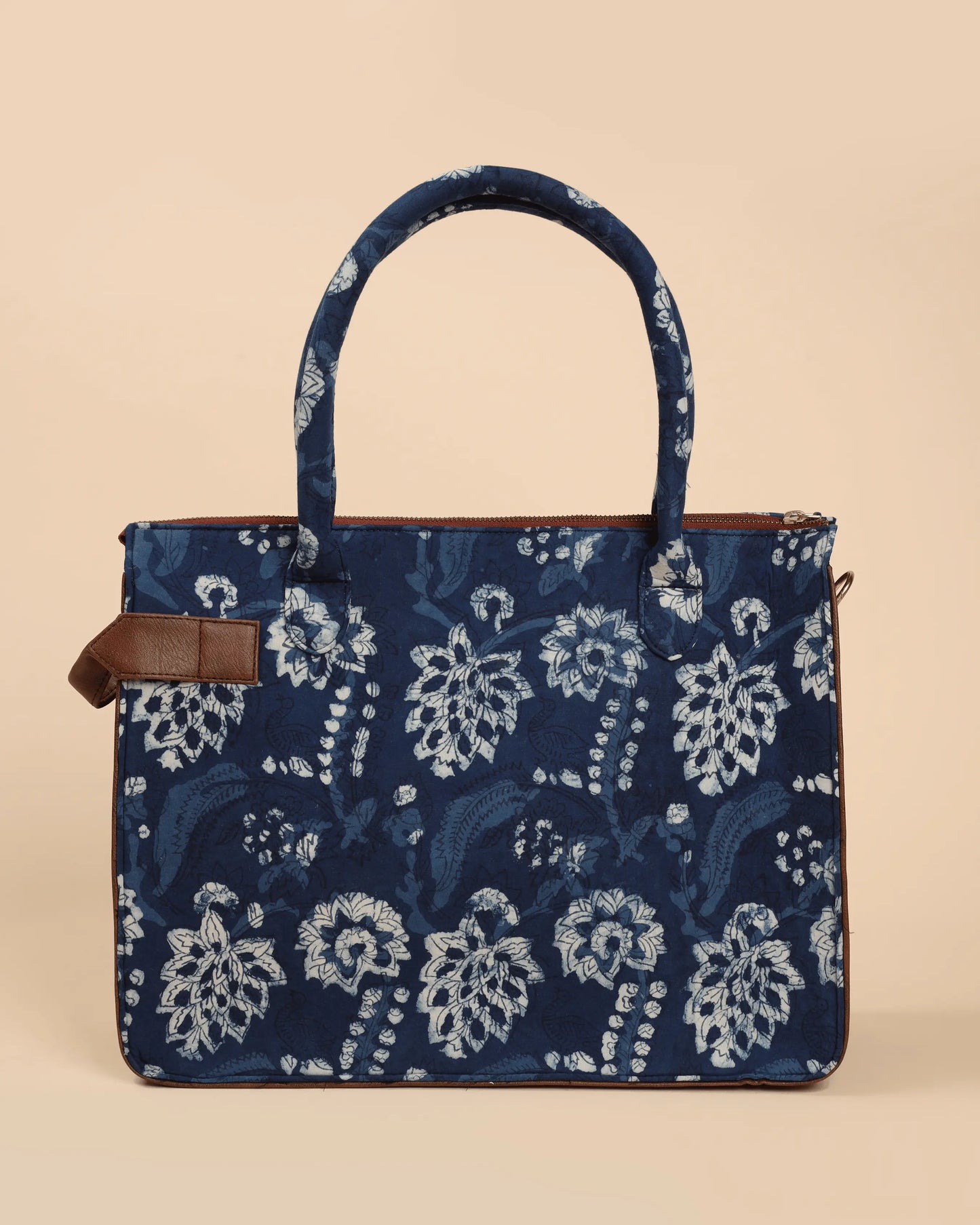 Tidal Blue Handblock Shoulder Bag My Store