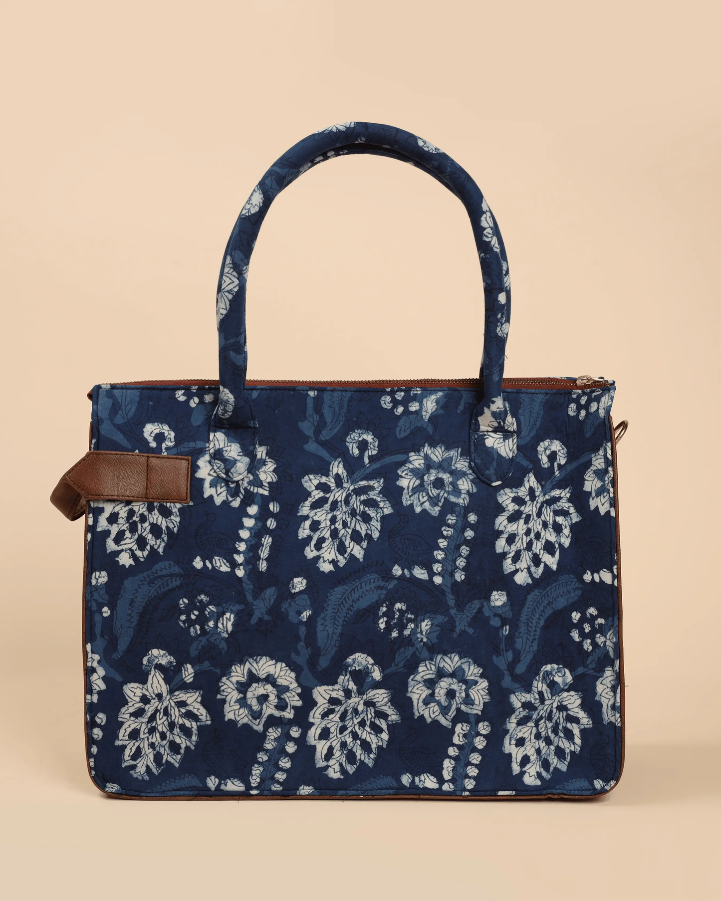 Tidal Blue Handblock Shoulder Bag My Store