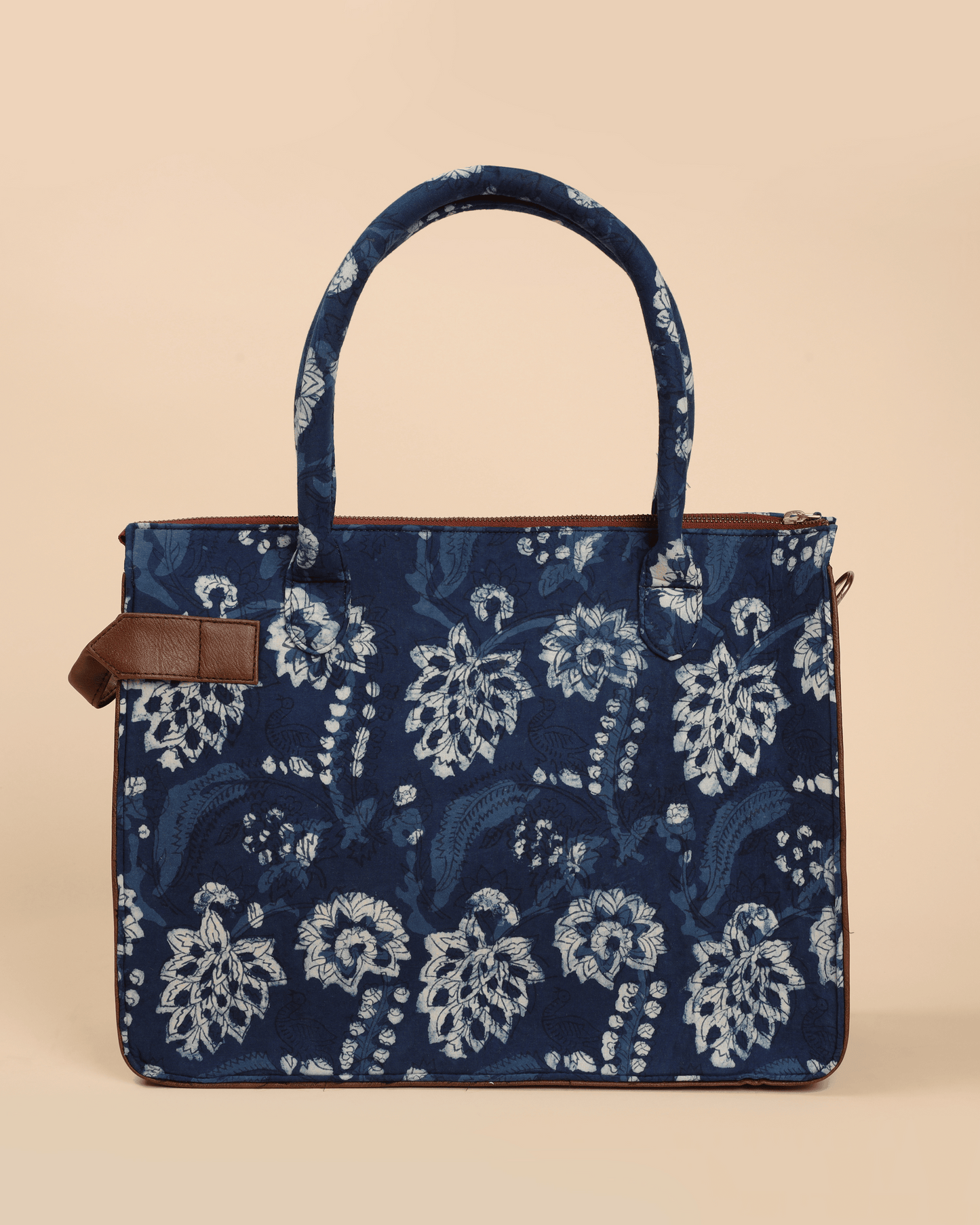 Tidal Blue Handblock Shoulder Bag My Store