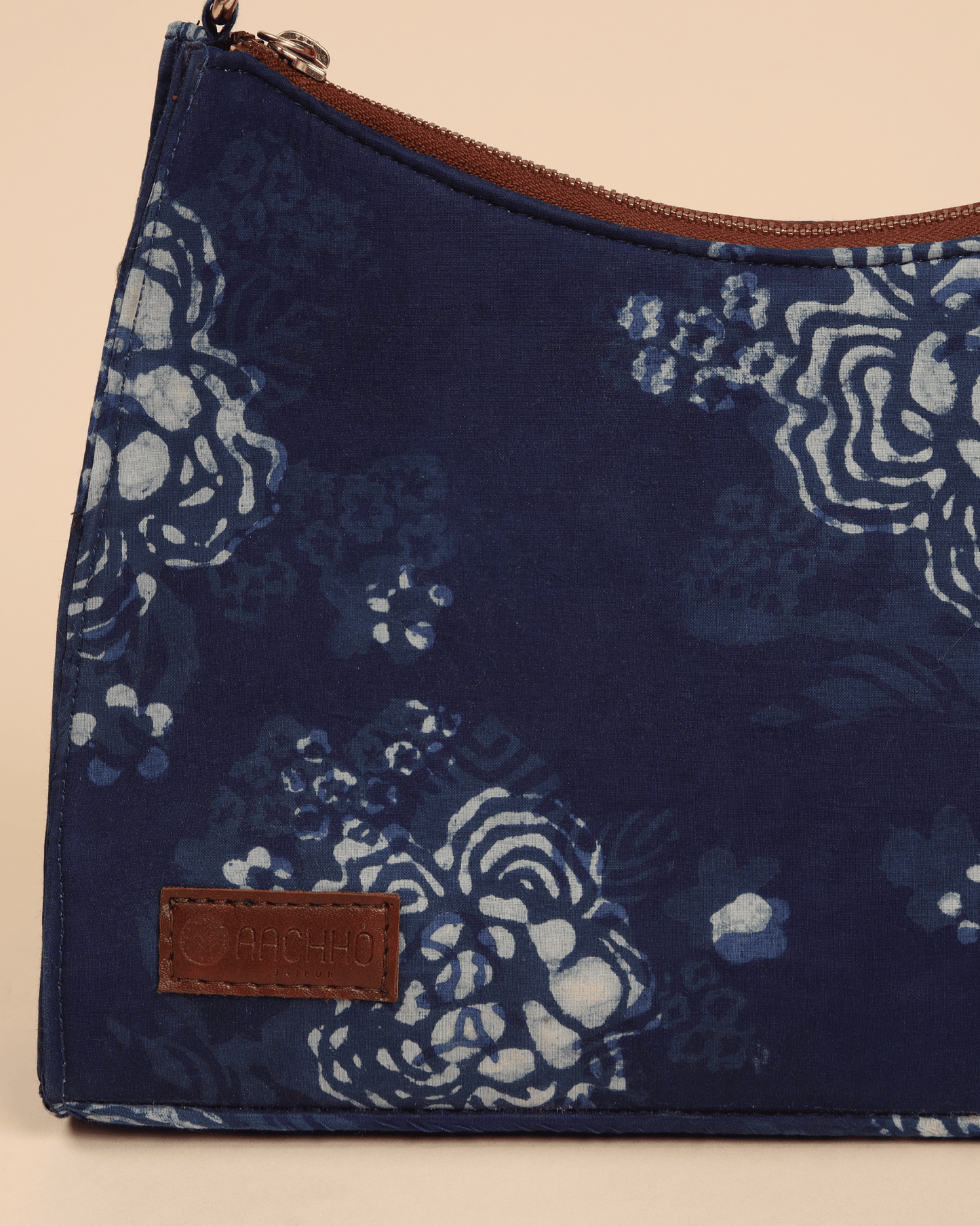 Enigma Handblock Baguette Bag My Store