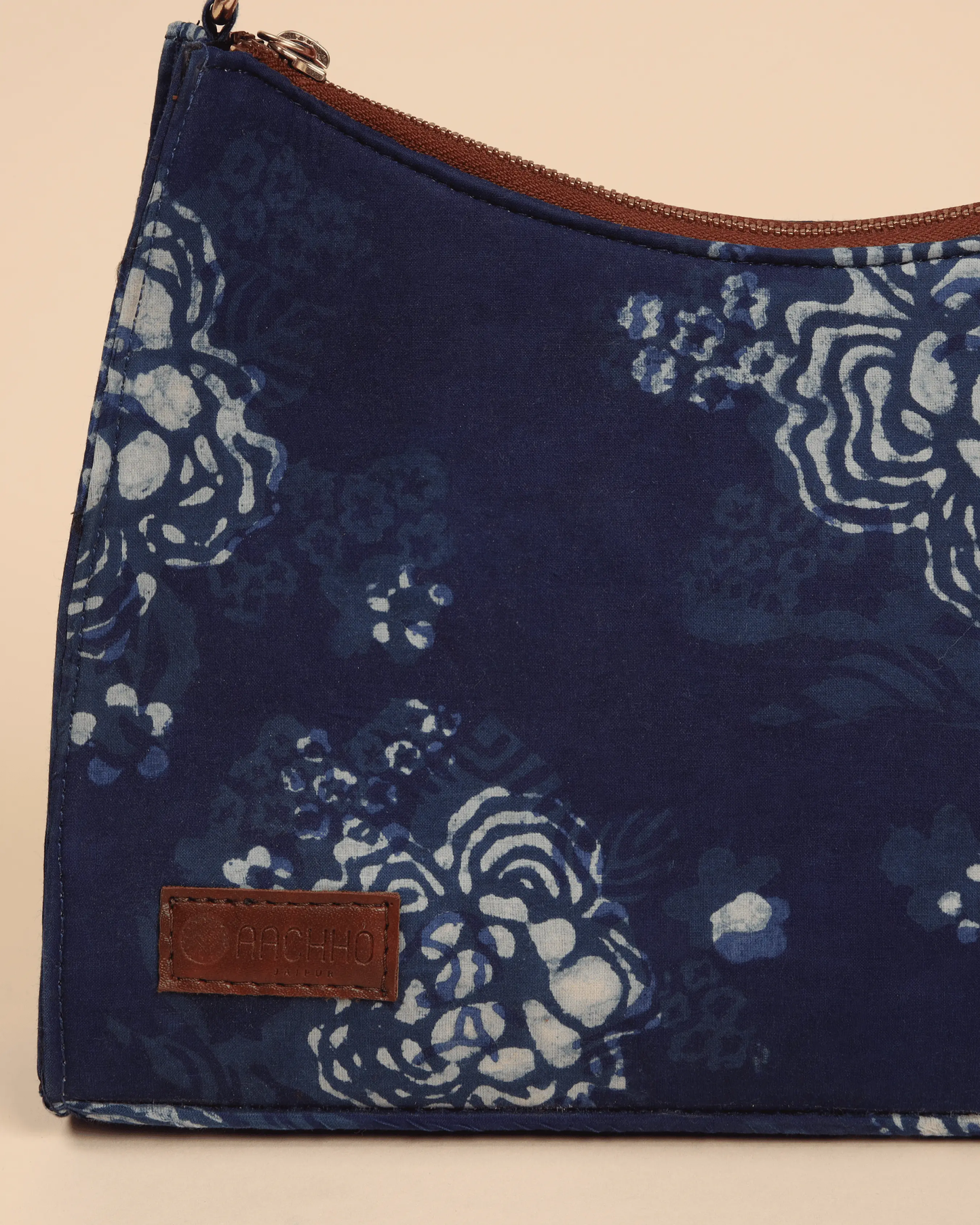 Enigma Handblock Baguette Bag My Store