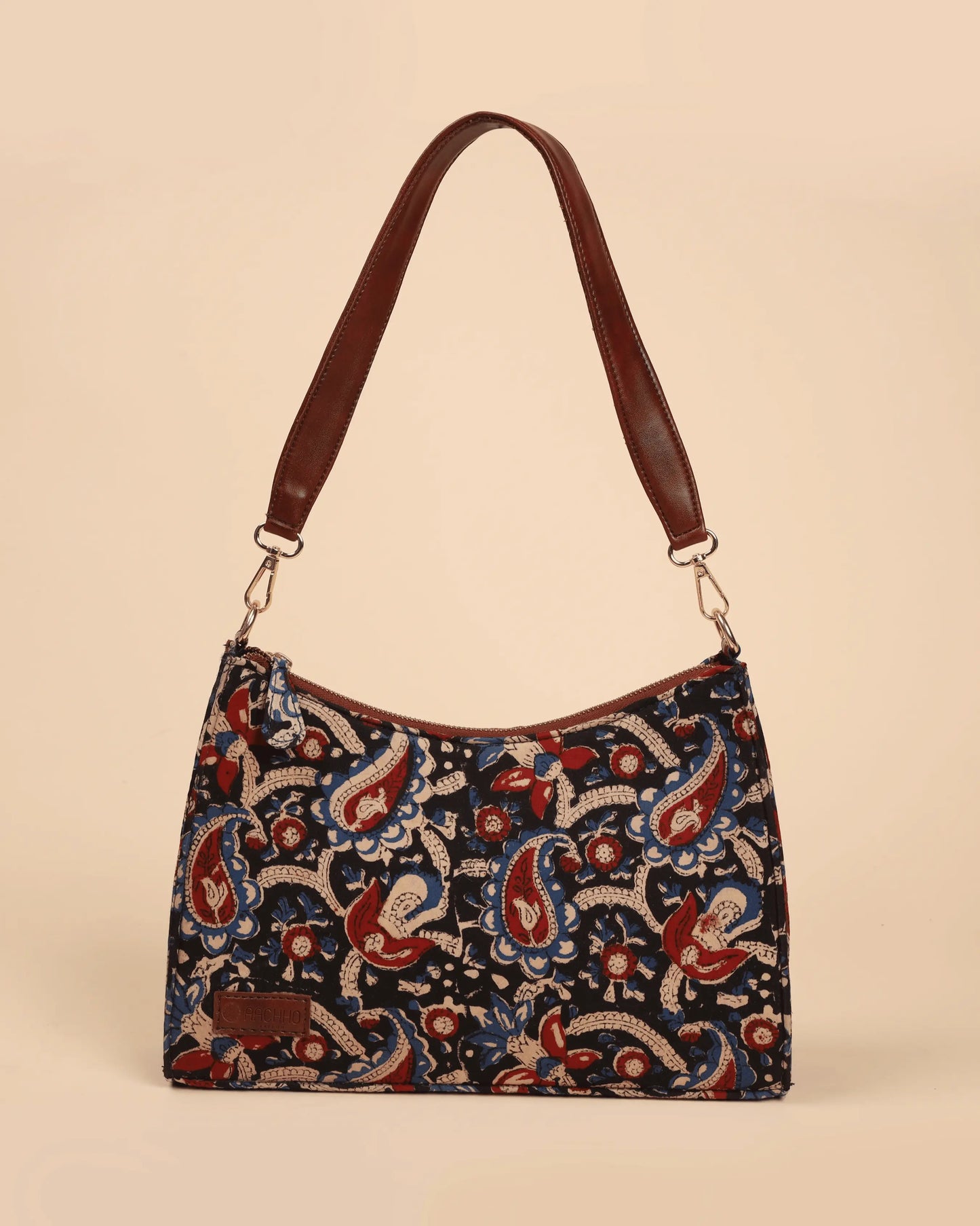 Reva Honey Handblock Baguette Bag My Store