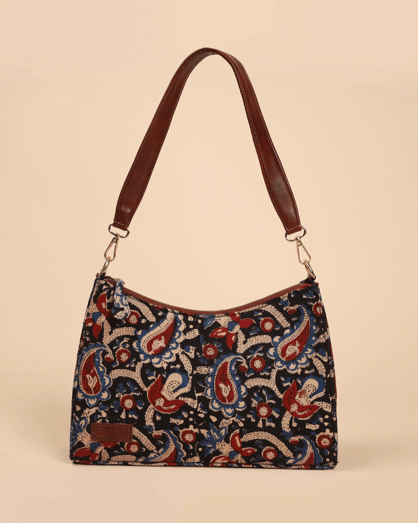 Reva Honey Handblock Baguette Bag My Store