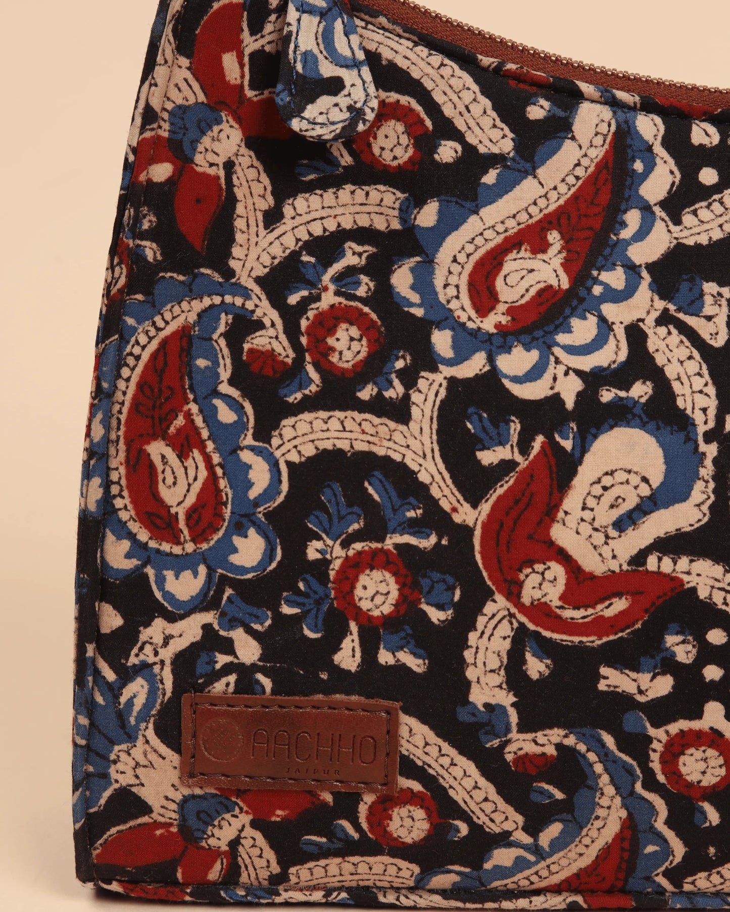 Reva Honey Handblock Baguette Bag My Store