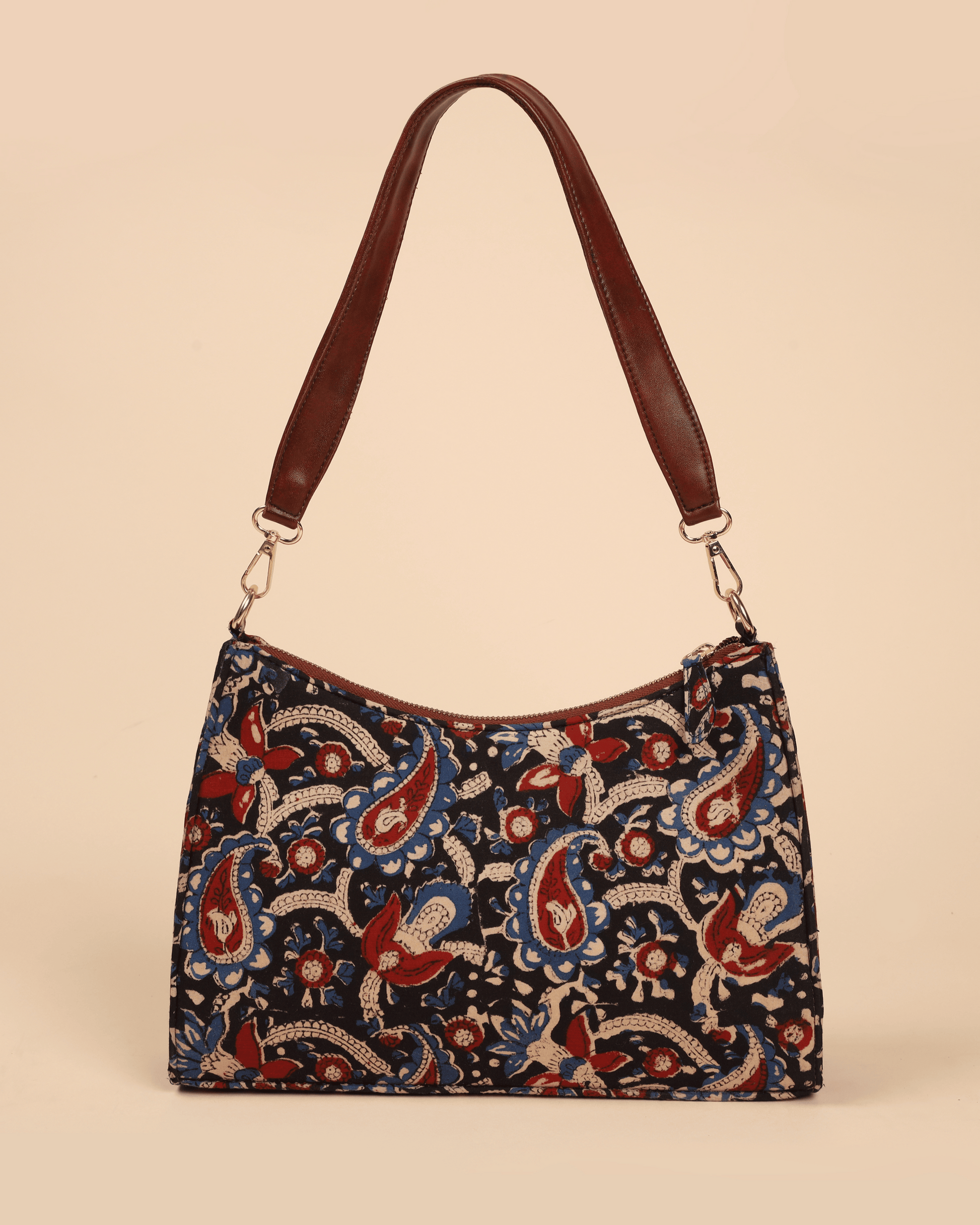 Reva Honey Handblock Baguette Bag My Store