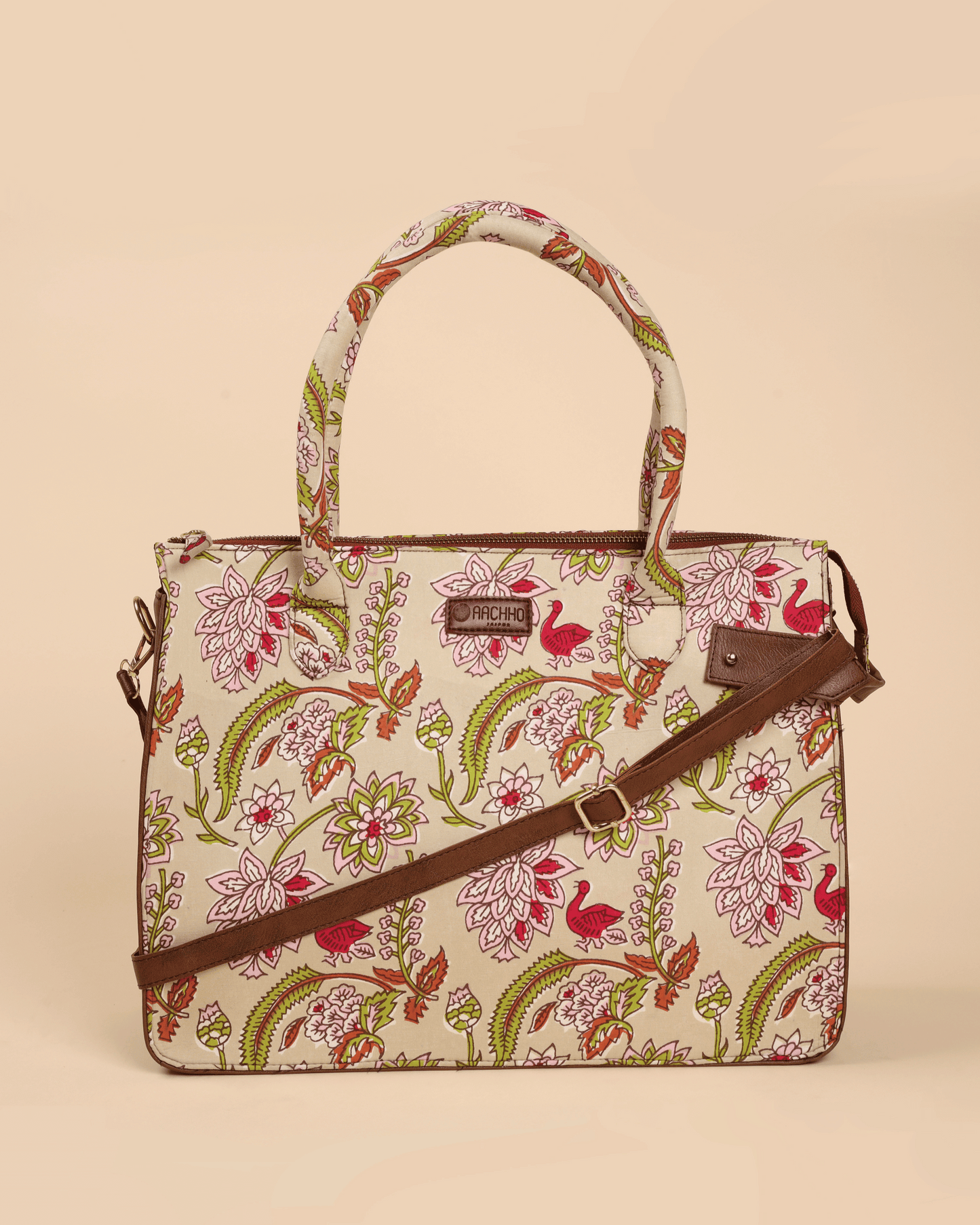 Sunlit Sands Handblock Shoulder Bag My Store