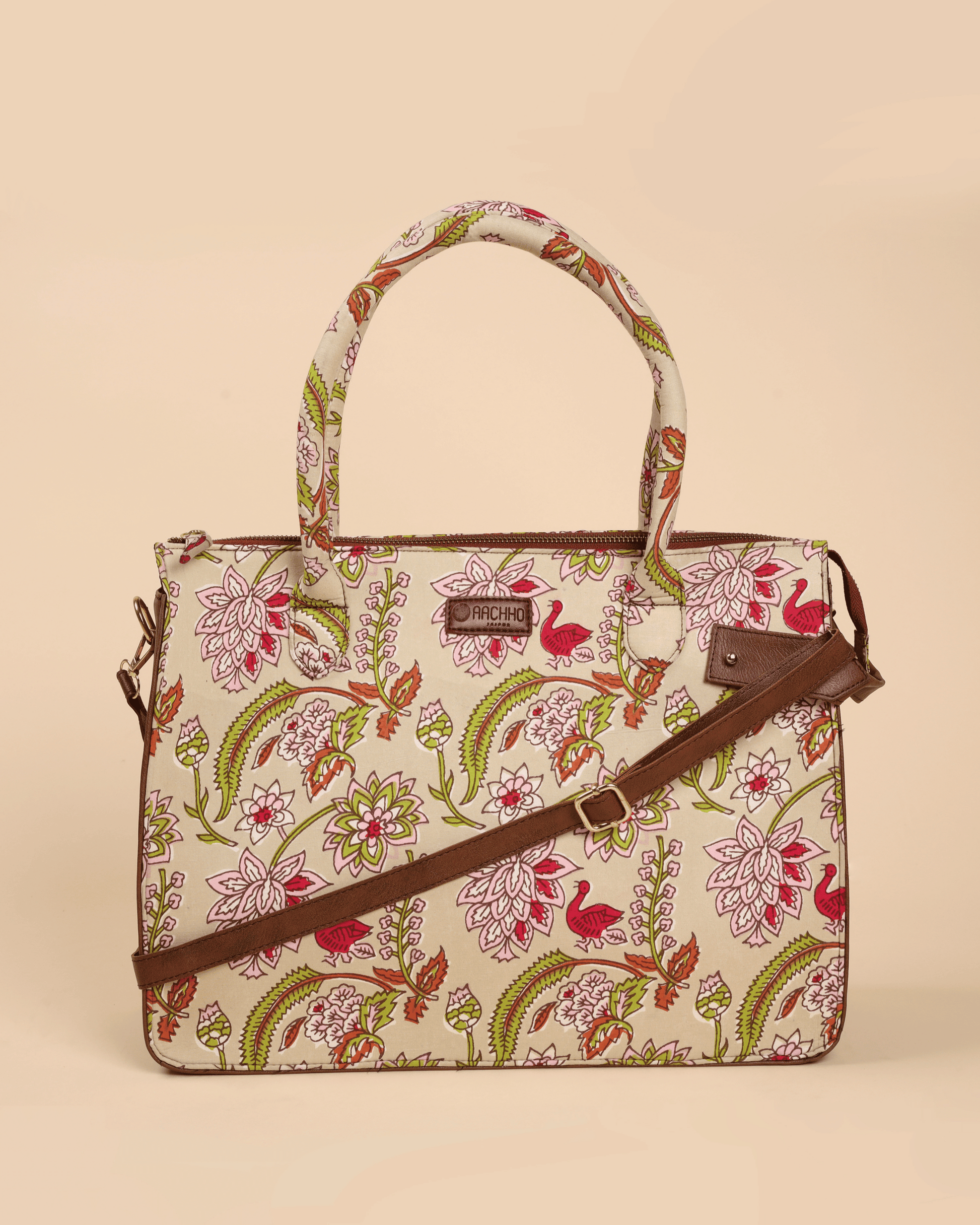 Sunlit Sands Handblock Shoulder Bag My Store